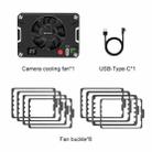 PULUZ Camera Cooling Fan Semiconductor Radiator with LCD Display for Sony / Canon / FUJIFILM / Nikon Cameras (Black) - 3