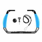 PULUZ Dual Silicone Handles Aluminium Alloy Underwater Diving Rig for GoPro, Other Action Cameras and  Smartphones (Blue) - 10