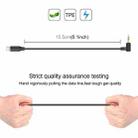 PULUZ 3.5mm TRS Male to 8 Pin Male Live Microphone Audio Adapter Cable for PU3153 / PU3154 (Black) - 3