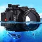 PULUZ 40m Underwater Depth Diving Case Waterproof Camera Housing for Canon G7 X(Black) - 1