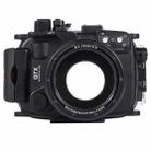 PULUZ 40m Underwater Depth Diving Case Waterproof Camera Housing for Canon G7 X(Black) - 2