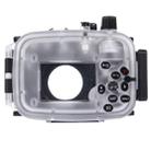 PULUZ 40m Underwater Depth Diving Case Waterproof Camera Housing for Canon G7 X(Black) - 9