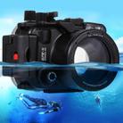 PULUZ 40m Underwater Depth Diving Case Waterproof Camera Housing for Canon G7 X Mark II(Black) - 1