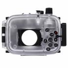 PULUZ 40m Underwater Depth Diving Case Waterproof Camera Housing for Canon G7 X Mark II(Black) - 9