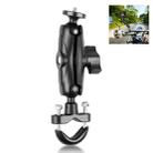 PULUZ Motorcycle Handlebar Fixed Mount U-Bolt Base Holder for GoPro and Other Action Cameras(Black) - 1