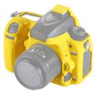 PULUZ Soft Silicone Protective Case for Nikon D750(Yellow) - 1