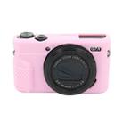 PULUZ Soft Silicone Protective Case for Canon EOS G7 X Mark II(Pink) - 1