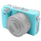 PULUZ Soft Silicone Protective Case for Sony ILCE-6300 / A6400(Blue) - 1