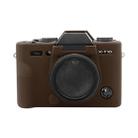 PULUZ Soft Silicone Protective Case for FUJIFILM XT10(Coffee) - 1