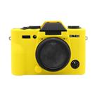 PULUZ Soft Silicone Protective Case for FUJIFILM XT10(Yellow) - 1