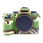 PULUZ Soft Silicone Protective Case for Sony A9 (ILCE-9) / A7 III/ A7R  III(Camouflage) - 1