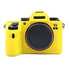 PULUZ Soft Silicone Protective Case for Sony A9 (ILCE-9) / A7 III/ A7R  III(Yellow) - 1