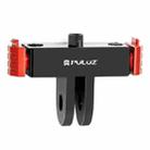 For GoPro HERO13 Black  PULUZ Magnetic Quick Release Base Mount (Black Red) - 1