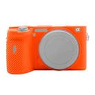 PULUZ Soft Silicone Protective Case for Sony A6600 / ILCE-6600(Orange) - 1