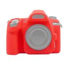 PULUZ Soft Silicone Protective Case for Nikon D780(Red) - 1