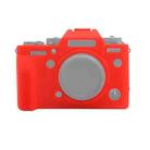 PULUZ Soft Silicone Protective Case for Fujifilm X-T4(Red) - 1