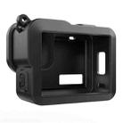 For GoPro HERO 2024 PULUZ Silicone Protective Case Side Interface Cover with Wrist Strap & Lens Cover (Black) - 3