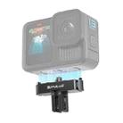 For GoPro HERO13 Black PULUZ Magnetic Quick Release Metal Base (Black) - 1