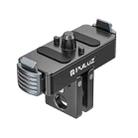 For GoPro HERO13 Black PULUZ Magnetic Quick Release Metal Base (Black) - 2