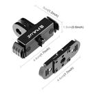 PULUZ Quick Release Magnetic Folding Finger Base Mount for GoPro HERO12 Black /11 Black /11 Black mini /10 Black /9 Black /8 Black / Max (Black) - 2