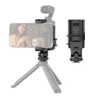 For DJI OSMO Pocket 3 PULUZ Protective Frame Expansion Phone Clamp, Compatible with Tripod Pole (Black) - 1