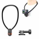 PULUZ Lazy Neck Bracket Magnetic Quick Release POV View Mount (Black) - 1