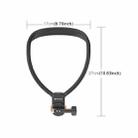 PULUZ Lazy Neck Bracket Magnetic Quick Release POV View Mount (Black) - 2