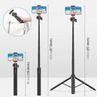 [US Warehouse] PULUZ 1.4m Phone Selfie Stick Tripod Vlog Live Streaming Holder with Phone Clip - 3