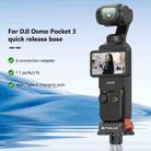 For DJI Osmo Pocket 3 PULUZ Type-C Charging Base Quick Release Mount Adapter (Black) - 3