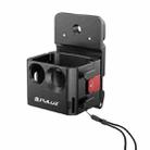 For DJI OSMO Pocket 3 PULUZ Magnetic Metal Expansion Adapter Bracket (Black) - 1