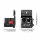 For DJI OSMO Pocket 3 PULUZ Magnetic Metal Expansion Adapter Bracket (Black) - 2