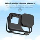 For Insta360 Ace Pro 2 PULUZ Body Silicone Protective Case with Lens Cap & Strap (Black) - 3