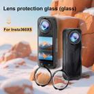 For Insta360 X5 PULUZ Rotating Optical Tempered Glass Lens Guard Protective Cover (Transparent) - 3