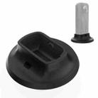For Insta360 X5 PULUZ Silicone Dock Desktop Adhesive Base Bracket (Black) - 1