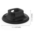For DJI Osmo Pocket 3 PULUZ Adhesive Type Silicone Dock Desktop Base Bracket (Black) - 3