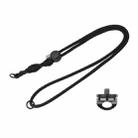 PULUZ Sports Camera Lanyard Long Adjustable Anti-lost Rope for DJI OSMO Pocket 3 / Insta360 X5 (Black) - 2