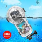 For Insta360 X5 PULUZ 60m Waterproof Sealed Diving Case (Transparent) - 1