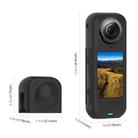 For Insta360 X5 PULUZ Silicone Protective Case with Lens Cover (Black) - 2
