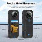 For Insta360 X5 PULUZ Silicone Protective Case with Lens Cover (Black) - 3