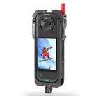 For Insta360 X5 PULUZ Metal Protective Cage Rig Housing Frame with Lens Cover (Black) - 2