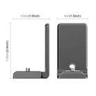 PULUZ Folding Magnetic Mount Base L Bracket For Insta360 X4 / X5 / DJI Pocket 3 (Black) - 2