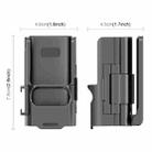 For DJI Osmo Pocket 3 PULUZ Folding Magnetic Mount Base Bracket (Black) - 2