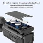 For DJI Osmo Pocket 3 PULUZ Folding Magnetic Mount Base Bracket (Black) - 4