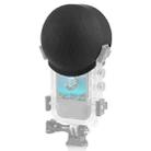 For Insta360 X5 PULUZ Invisible Dive Case Lens Guard Silicone Protective Lens Cap Cover (Black) - 1