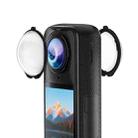 For Insta360 X5 PULUZ Standard Rotation PC Lens Guard  Protective Cover (Transparent) - 1