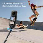 For Insta360 X5 / Ace Pro / Ace Pro 2 PULUZ Magnetic Quick Release Base Mount (Black) - 2