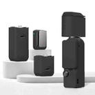 For DJI OSMO Pocket 3 PULUZ 6 in 1 Body Lens Handle Screen Mic Silicone TPU Cover (Black) - 1
