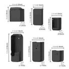 For DJI OSMO Pocket 3 PULUZ 6 in 1 Body Lens Handle Screen Mic Silicone TPU Cover (Black) - 4
