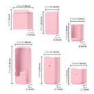 For DJI OSMO Pocket 3 PULUZ 6 in 1 Body Lens Handle Screen Mic Silicone TPU Cover (Pink) - 4