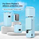 For DJI OSMO Pocket 3 PULUZ 6 in 1 Body Lens Handle Screen Mic Silicone TPU Cover (Blue) - 2